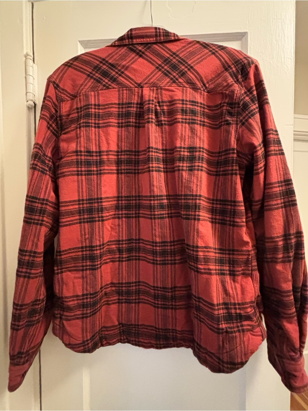 Carhartt Red and Black Plaid Flannel Jacket